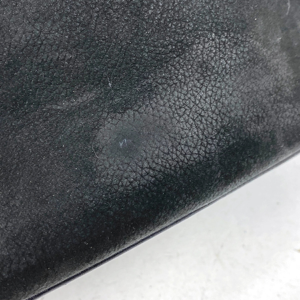 Gucci Shoulder Interlocking Black Leather GG Bag Crossbody - Picture 3 of 6